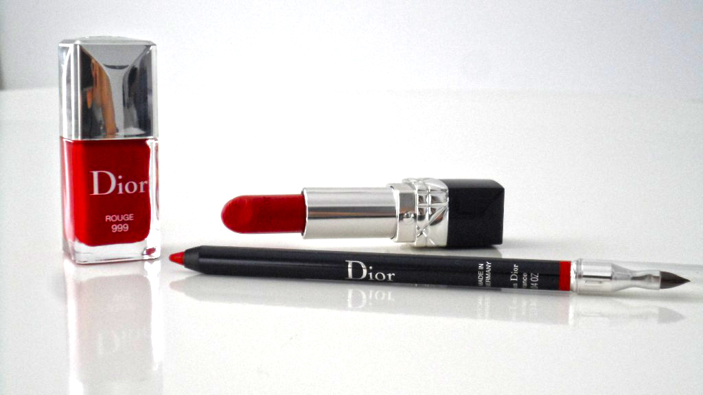 Dior 999 Red Lips & Nails
