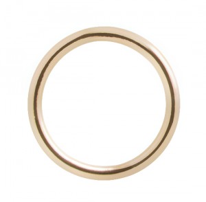 Mono Circle Earring - Rose