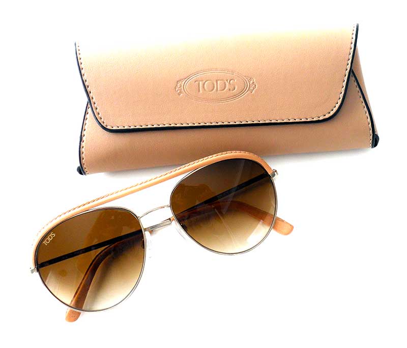 TOD'S Leather Sunglasses LE